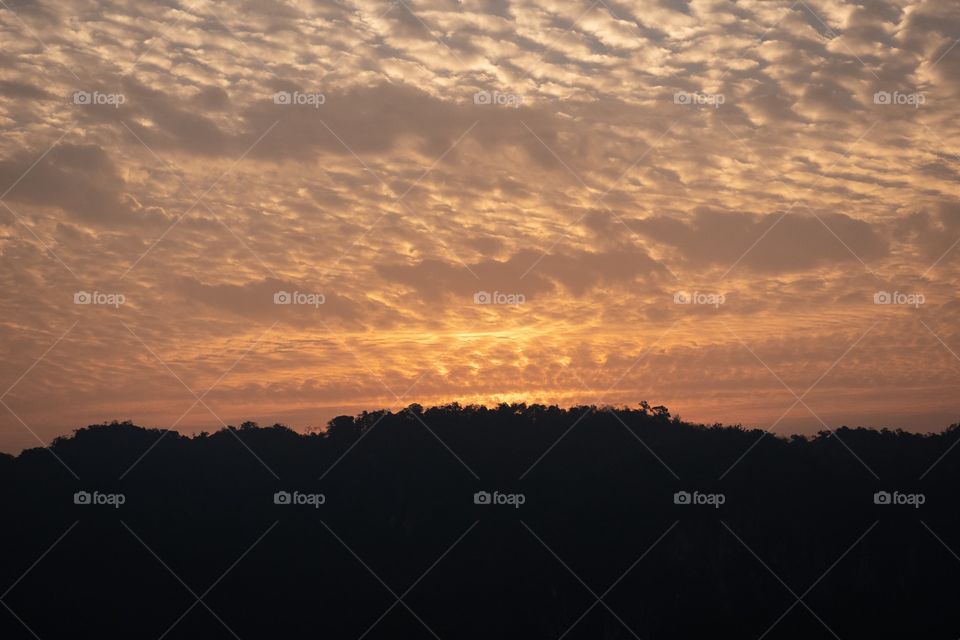 Beautiful Wave on the sky