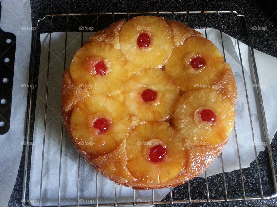 homemade pineapple cake