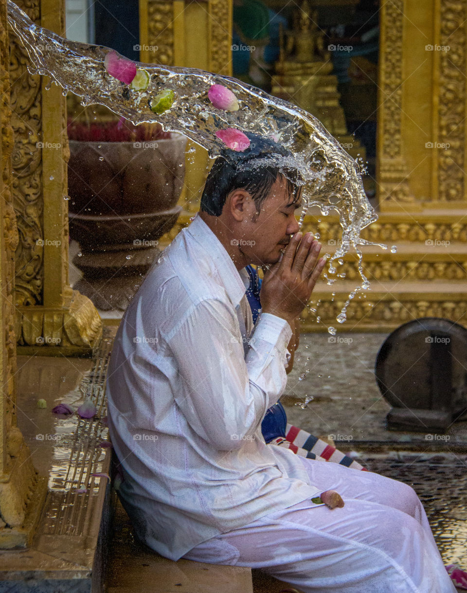 Religious cleansing ceremony