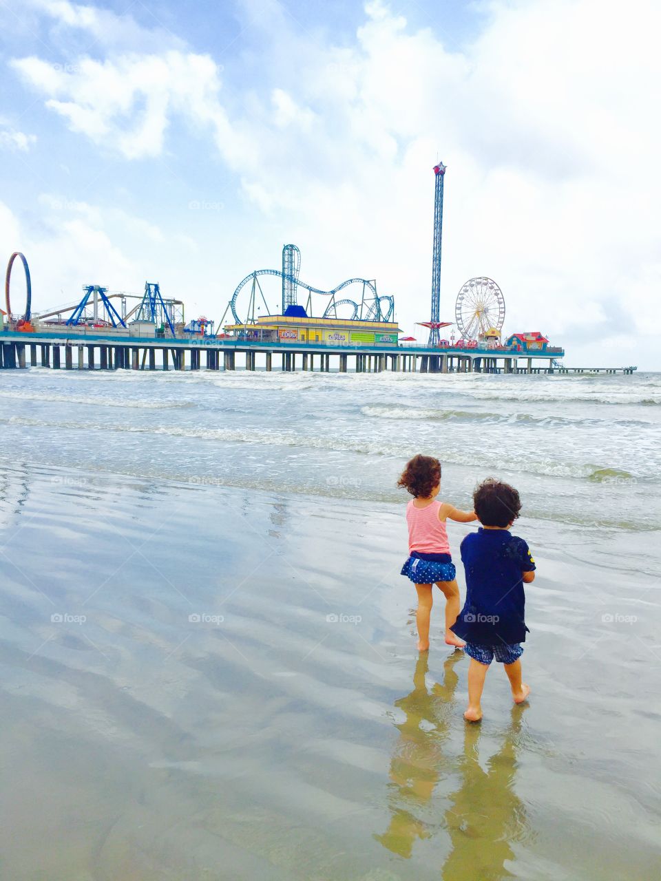 Toddler beach fun time . Fun at the beach