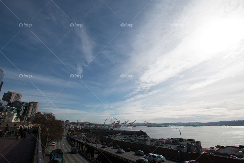 Street and sky