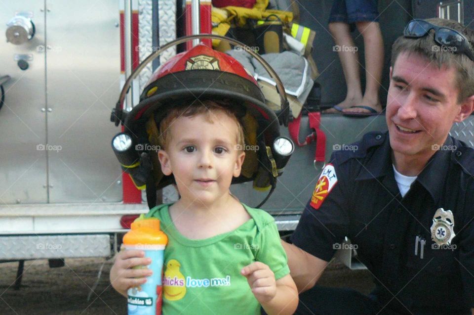 Little fireman