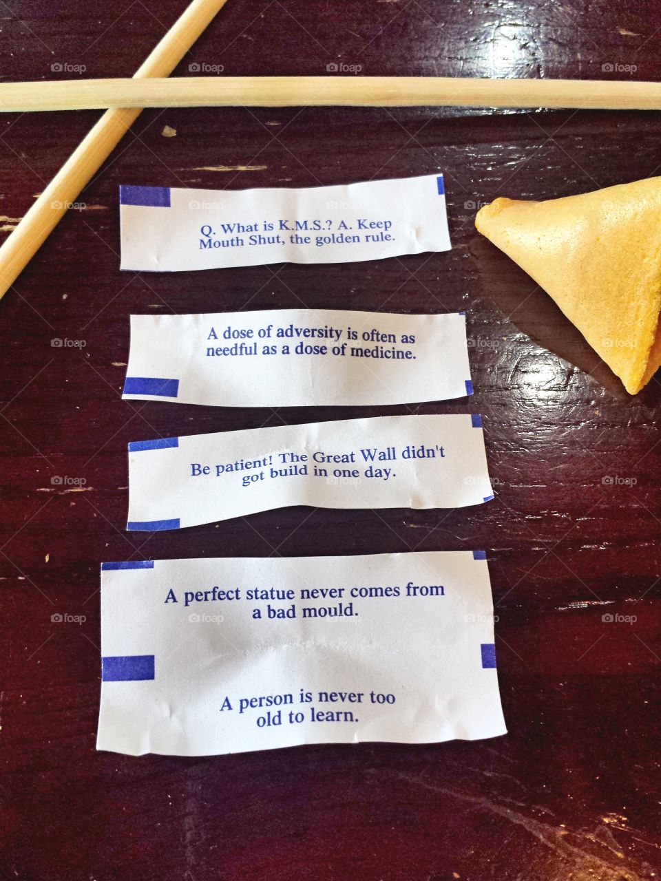 fortune cookie wisdom
