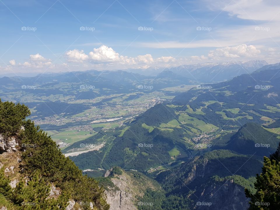 Blick vom Untersberg Salzburg Austria