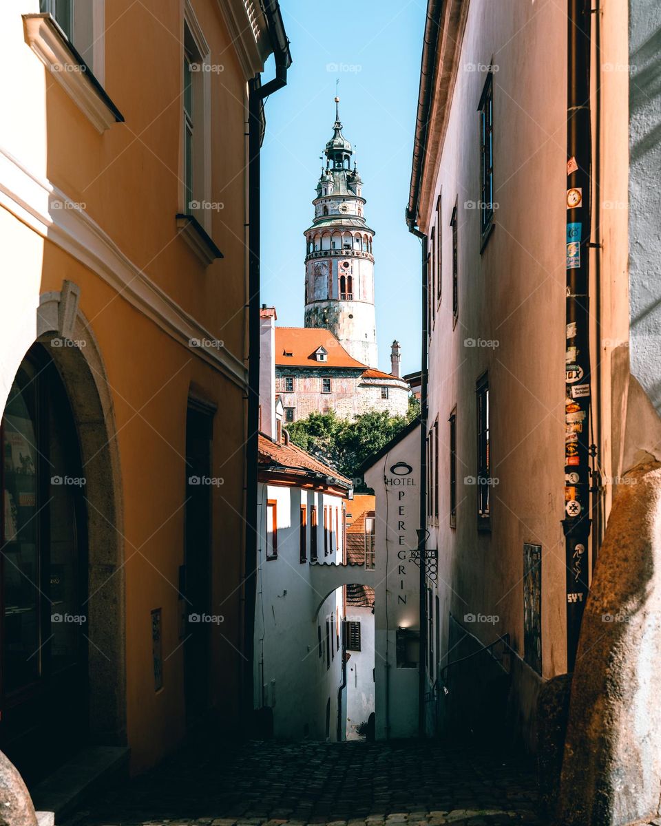 View on the castle tower 