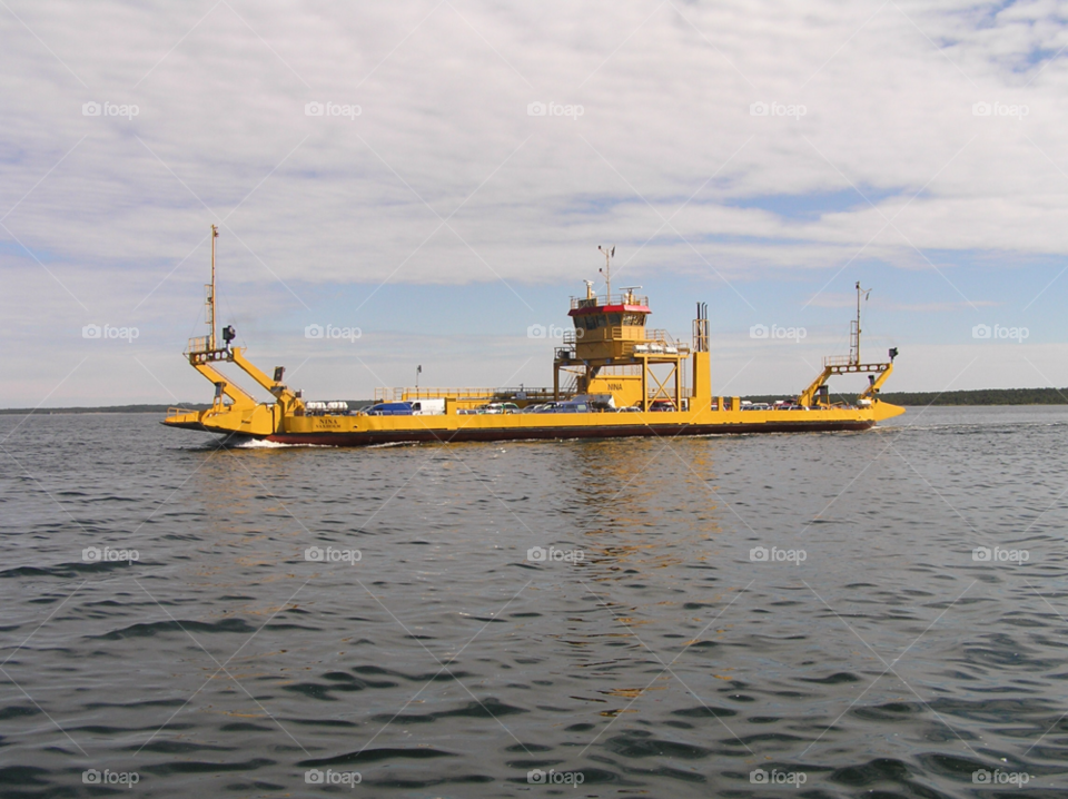 fårösund yellow water cars by MagnusPm