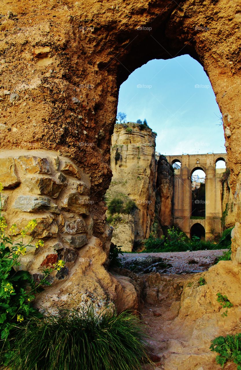 amazing gorge in south Spain. full of culture, history, and nature wows