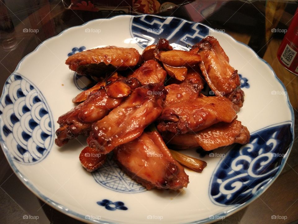 braised chicken wings