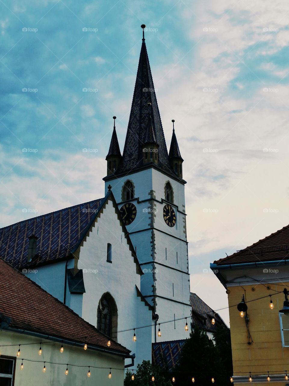 the evangelical church in Sibiu