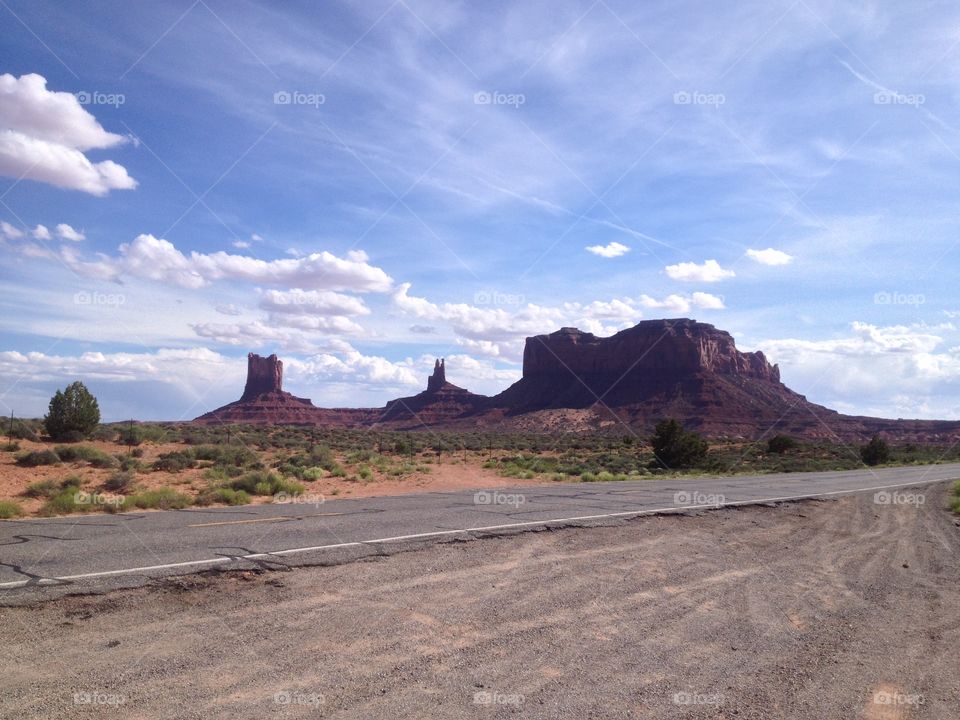 Desert Giants. Rock Formations in Utah