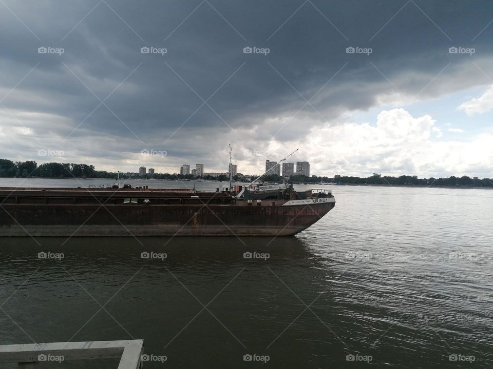 clouds over the river 💙