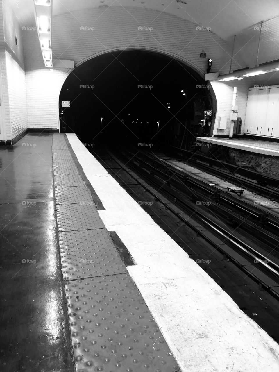 Underground metro way ! Paris France 