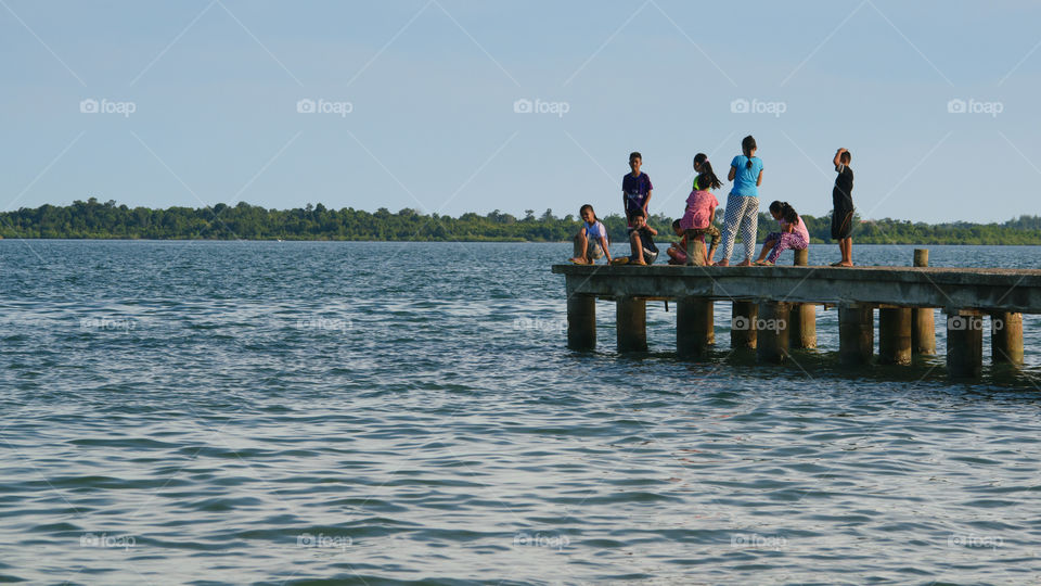 Children at sea