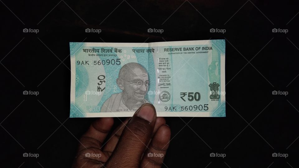 50rs. Note