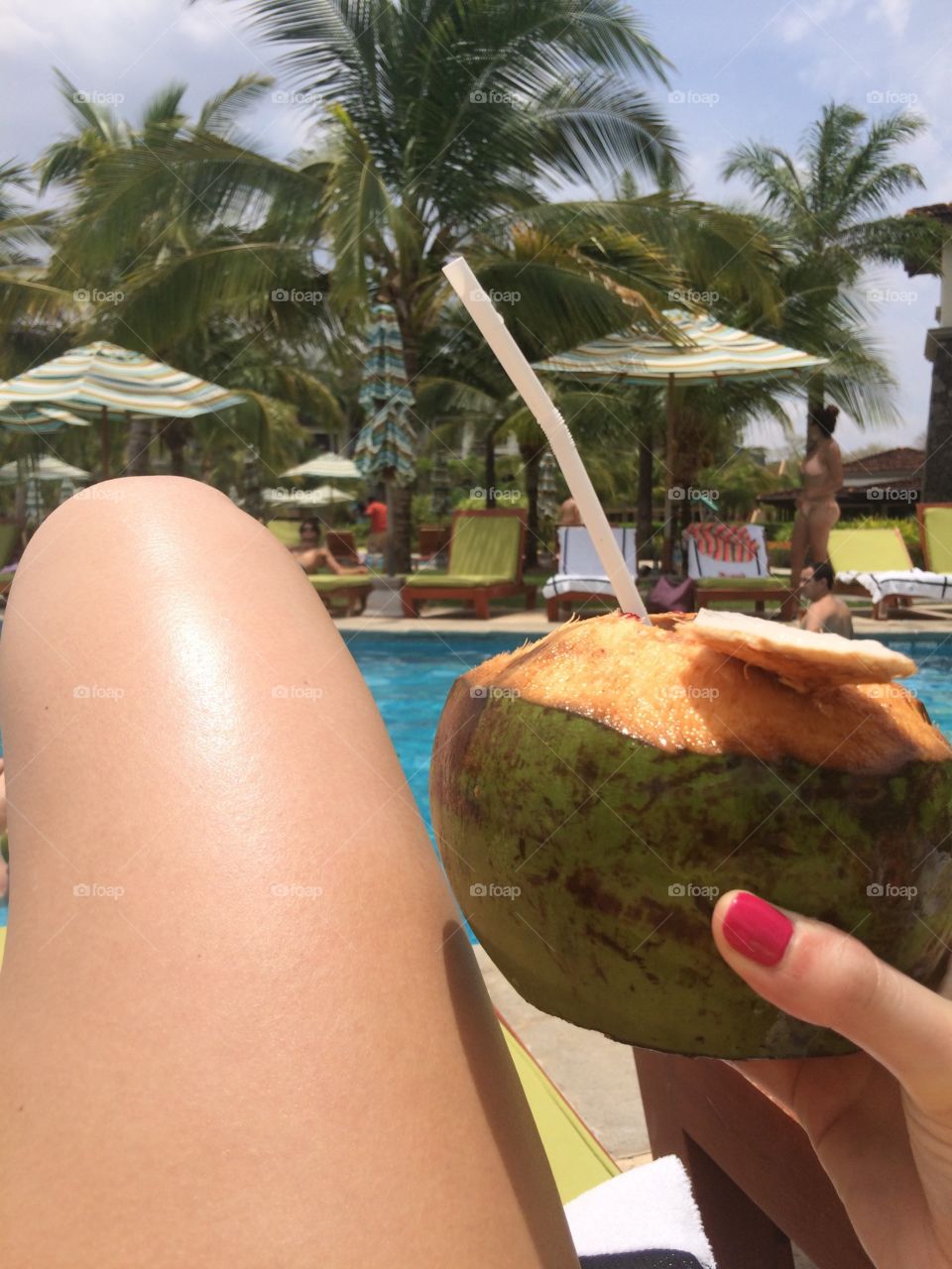 Costa Rican Coconut cocktail 
