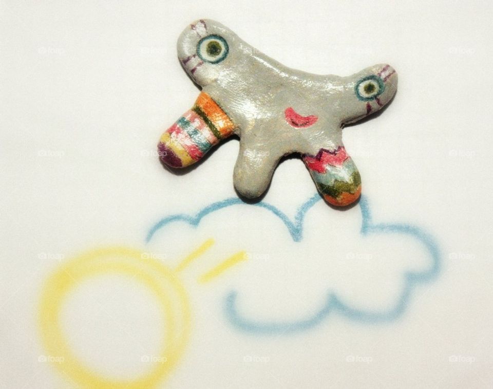 Flying ceramic cloud 