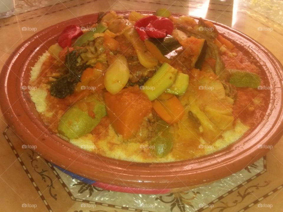 Beautiful and delicious Couscous.