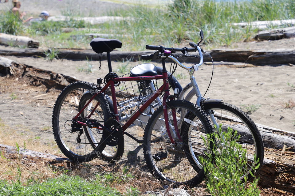 Bikes parked