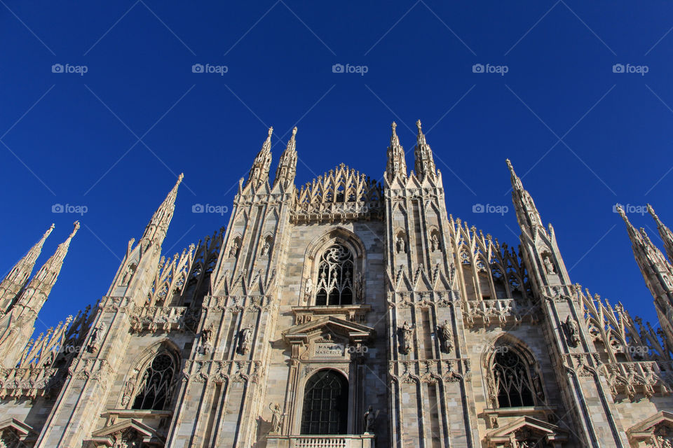 The great landmark of Milan 
Duomo du Milan