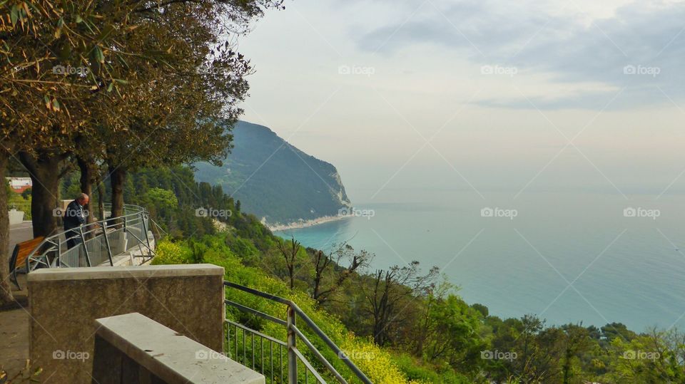 Sirolo,Italy. A village near the sea,Sirolo,Italy