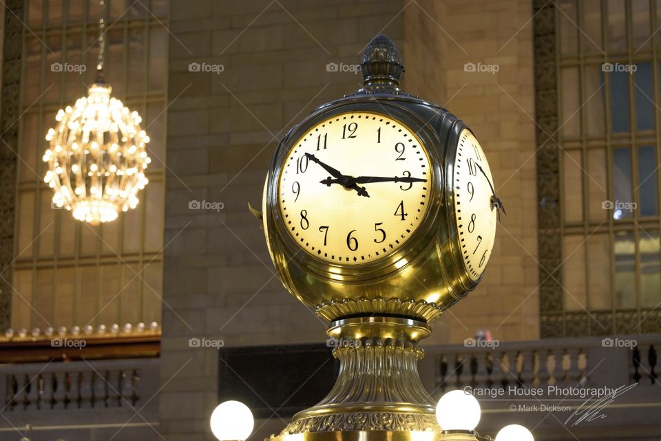Clock, Time, Gold, Old, Lamp