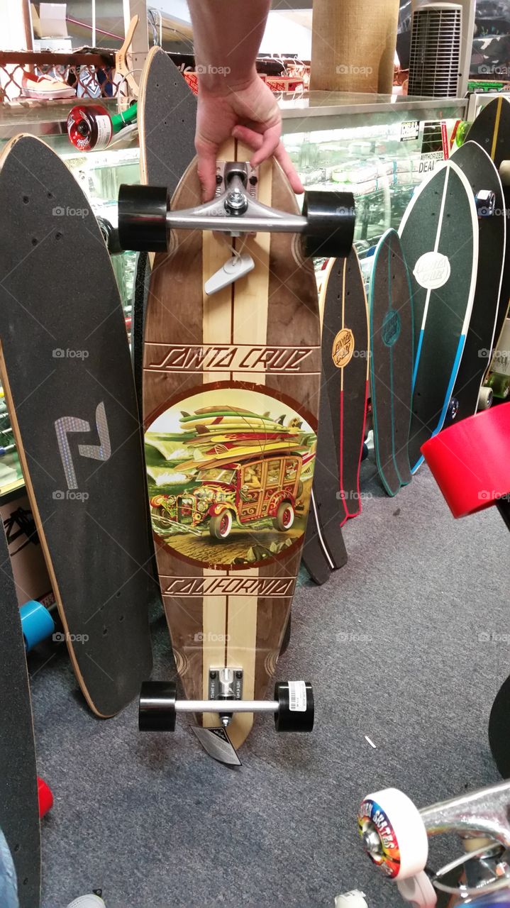 Santa Cruz  Woodie Skateboard