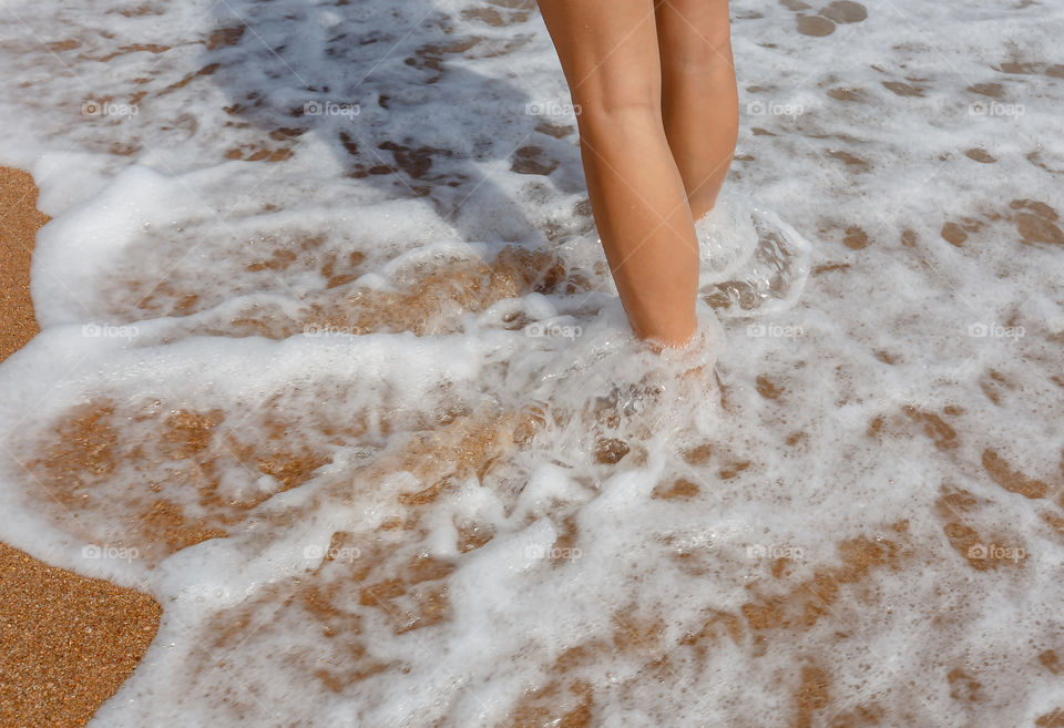 Sand, Beach, Nature, Foot, Water