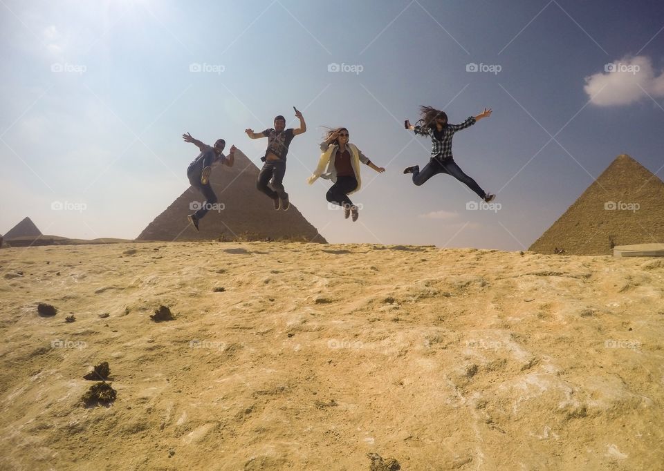 Jumping in Egypt