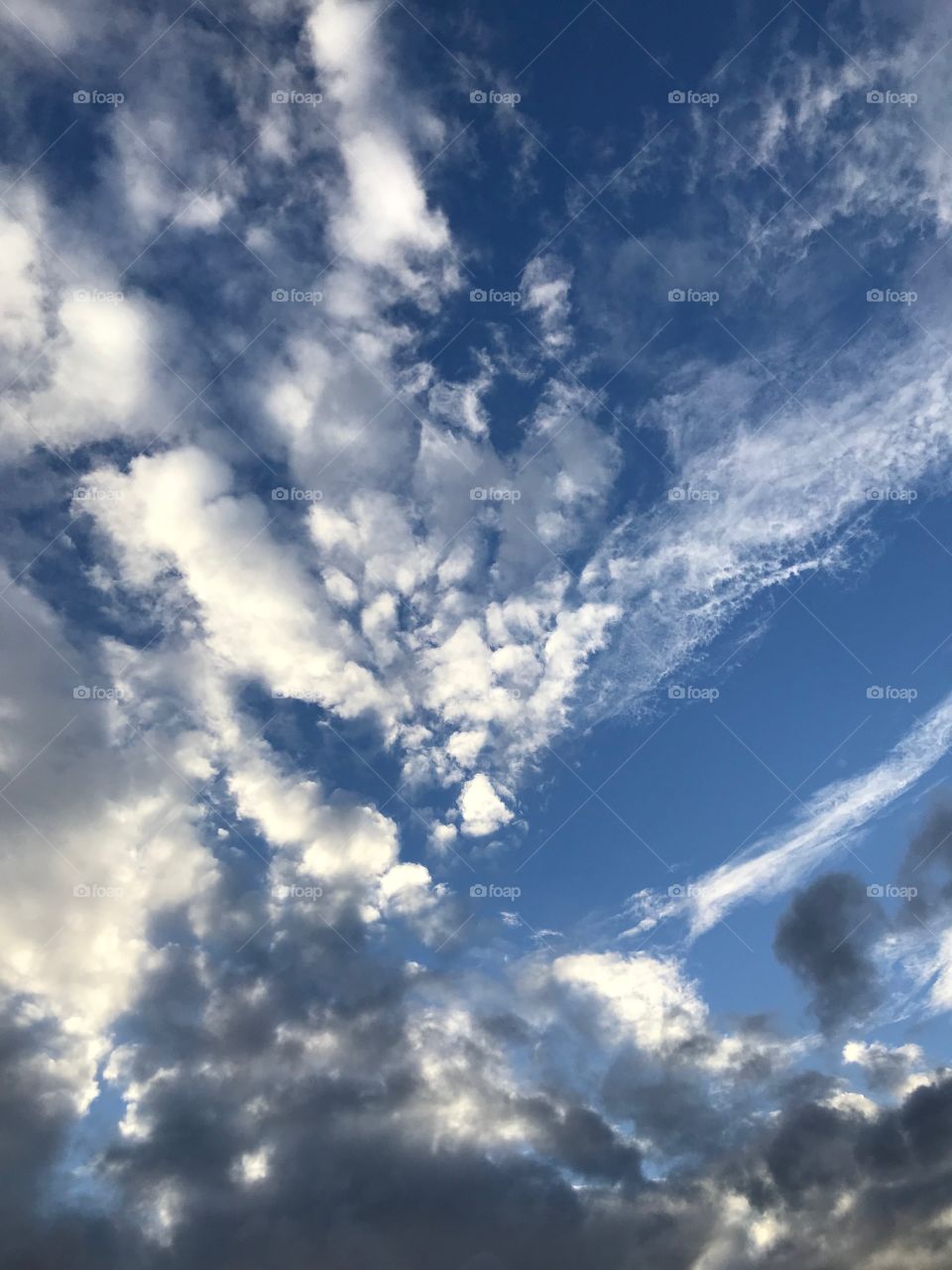 Beautiful sky with a storm moving in.