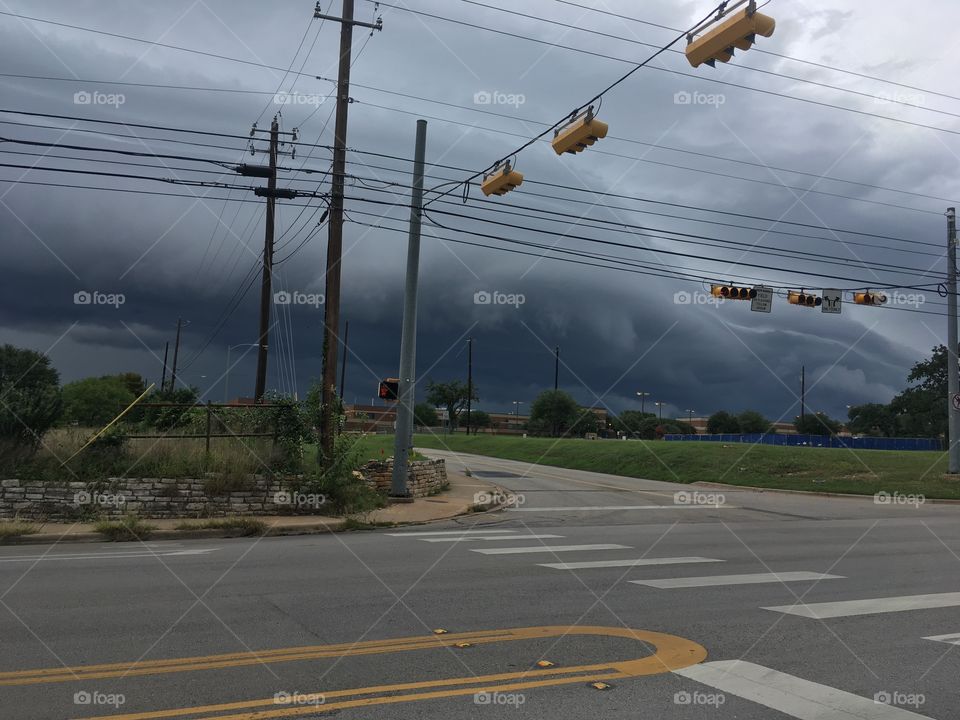 Storm looming over Austin, TX