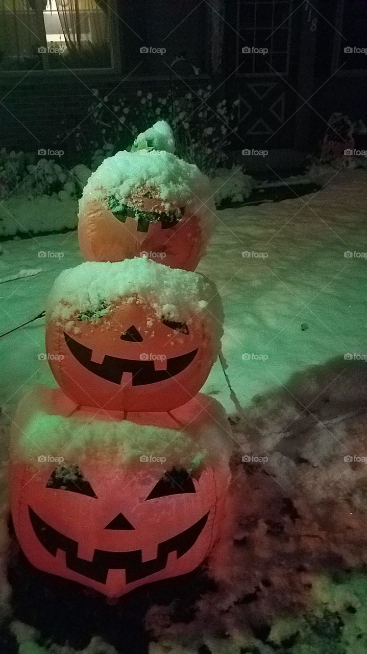 Pre-Halloween Snow