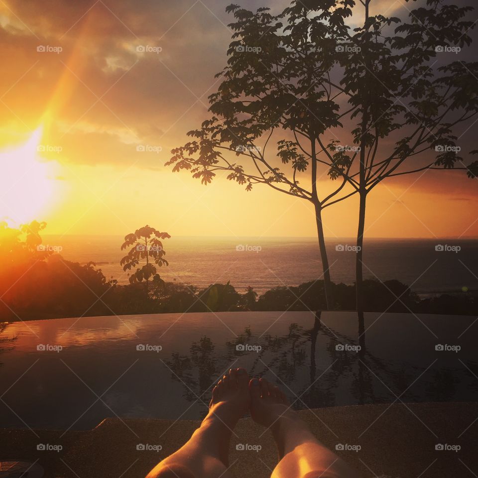 Sunset in Costa Rica