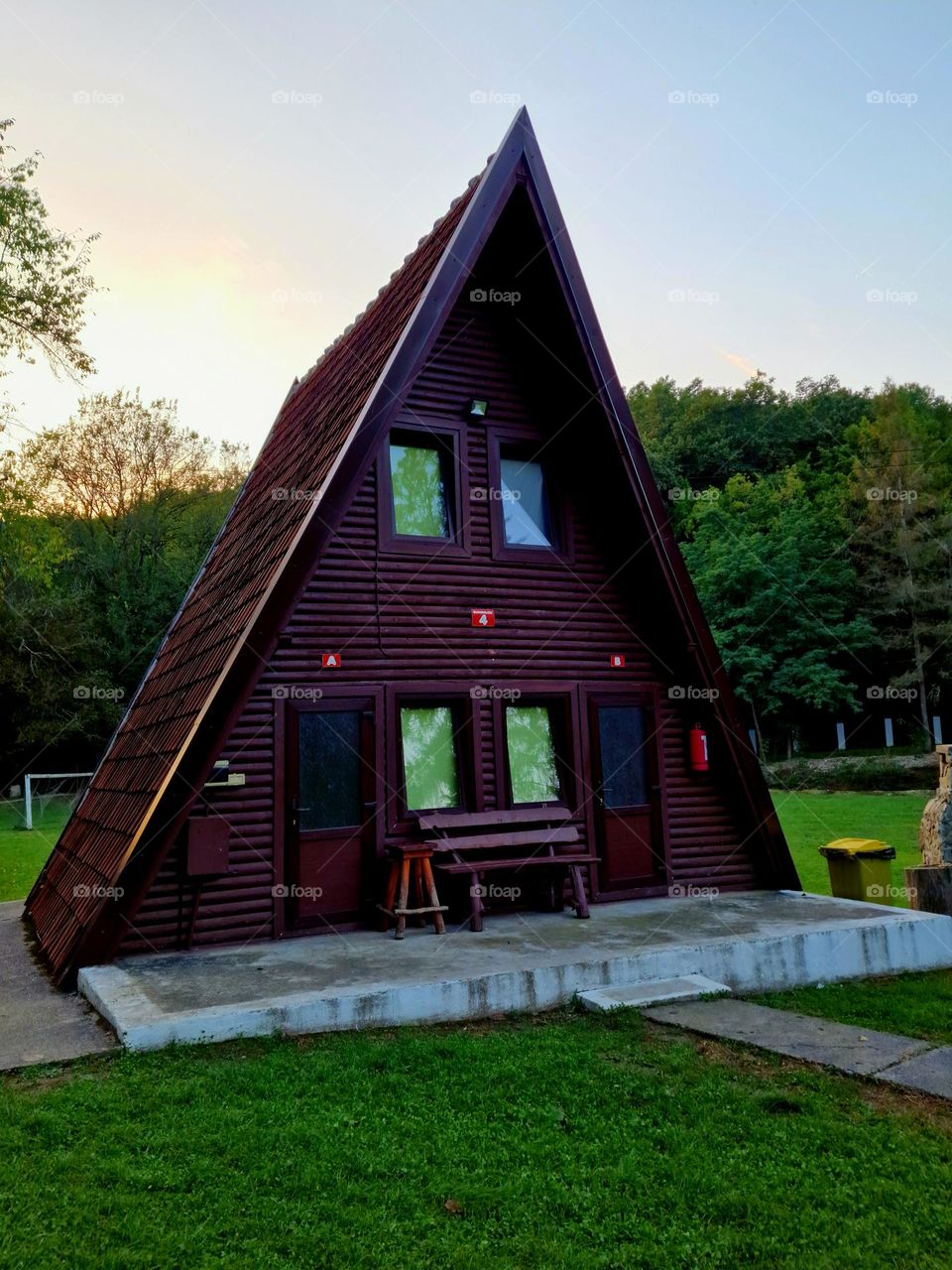 wood chalet