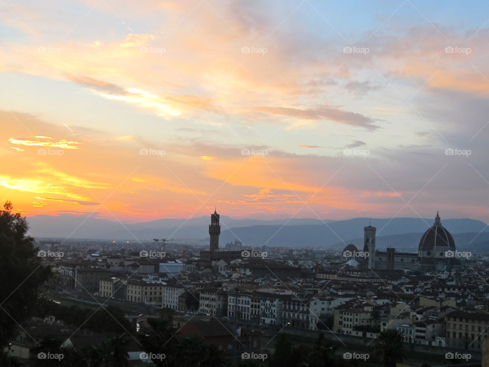 City, Sunset, Architecture, No Person, Travel