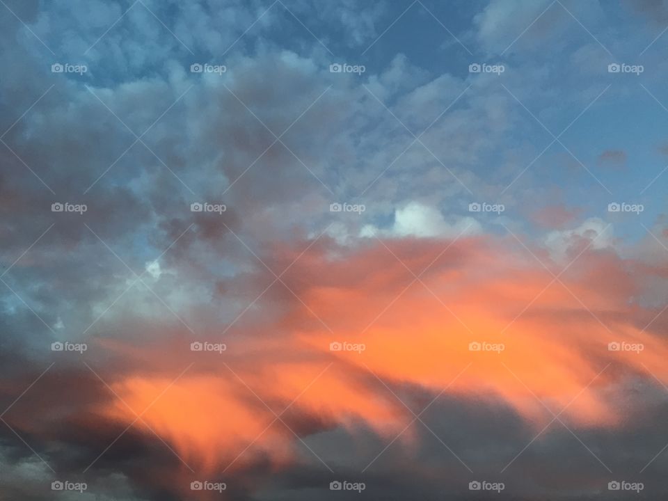 Crazy sunset in Napa