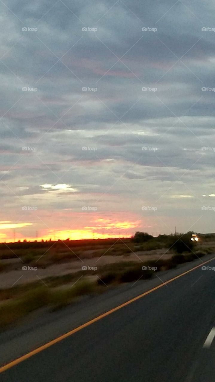 sunrise in Arizona