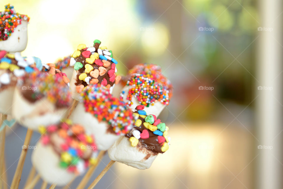 colorful cake pops