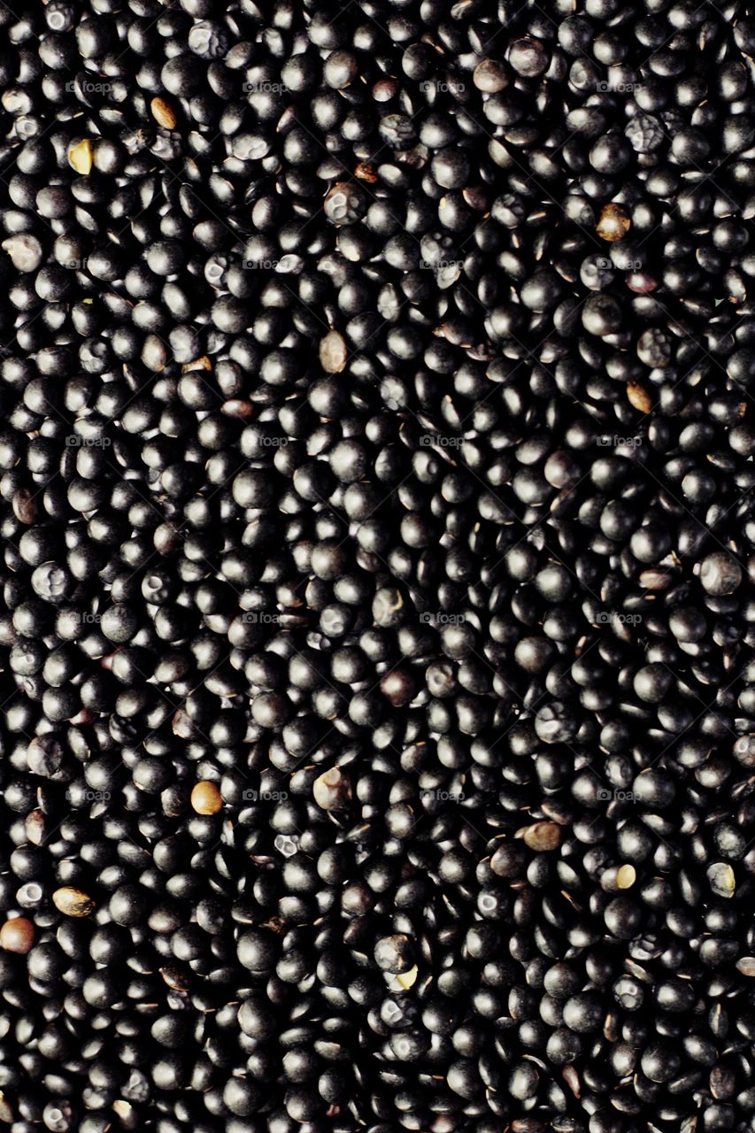 Creative Textures - beluga lentils