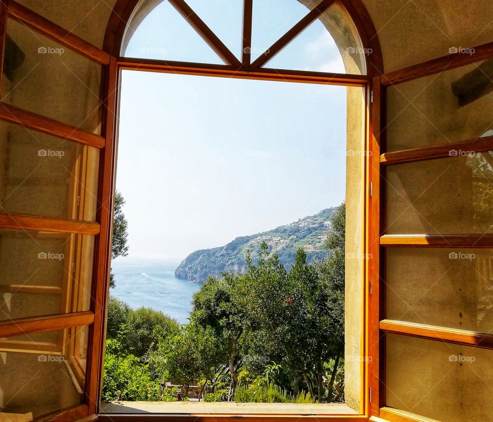 Panorama of Ischia from the window