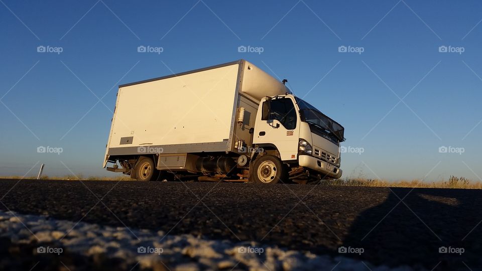 Truck at rest