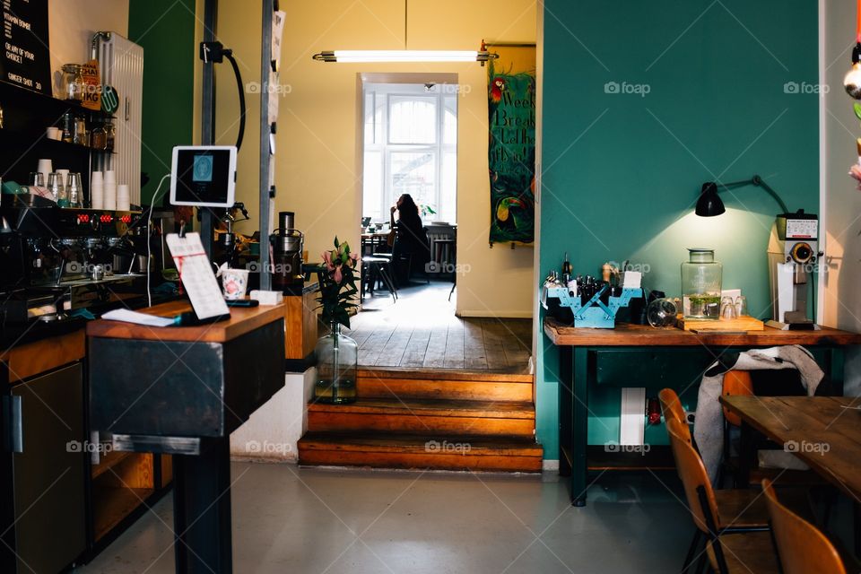 colourful work space