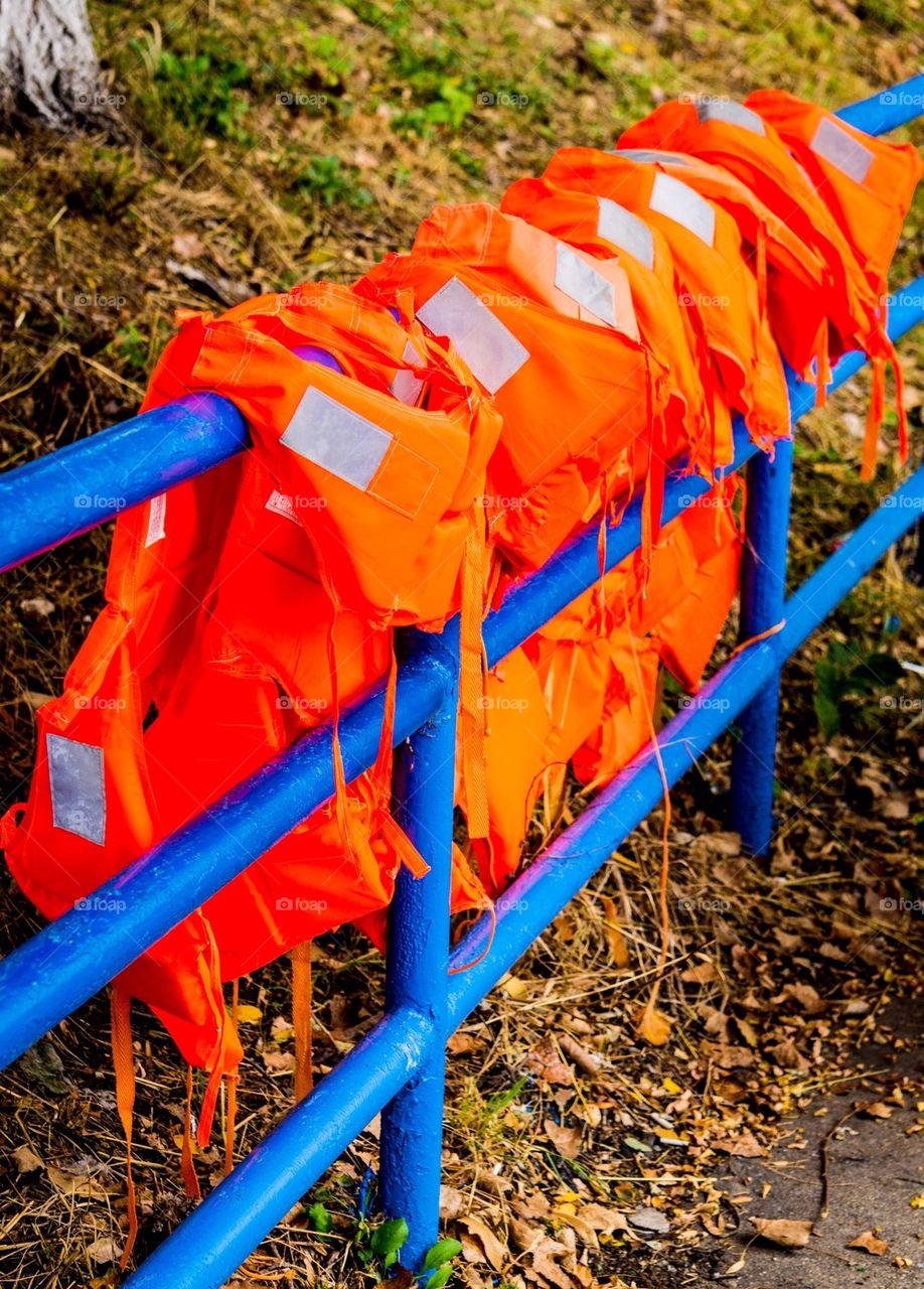 Orange vests