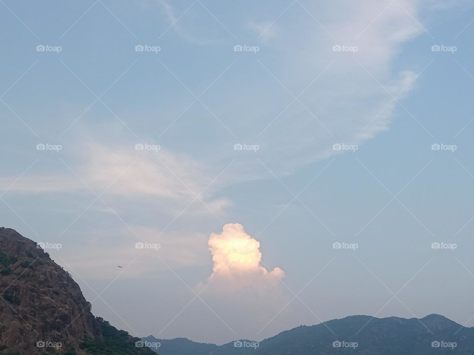 ravarma  Beautiful morning  Luminous cloud, Art of clouds, Sky blue
