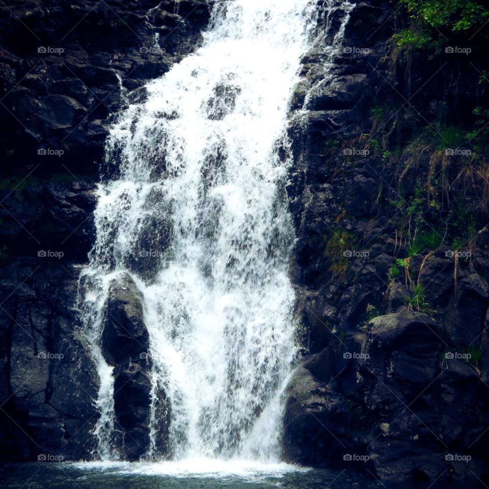 Secluded waterfall 