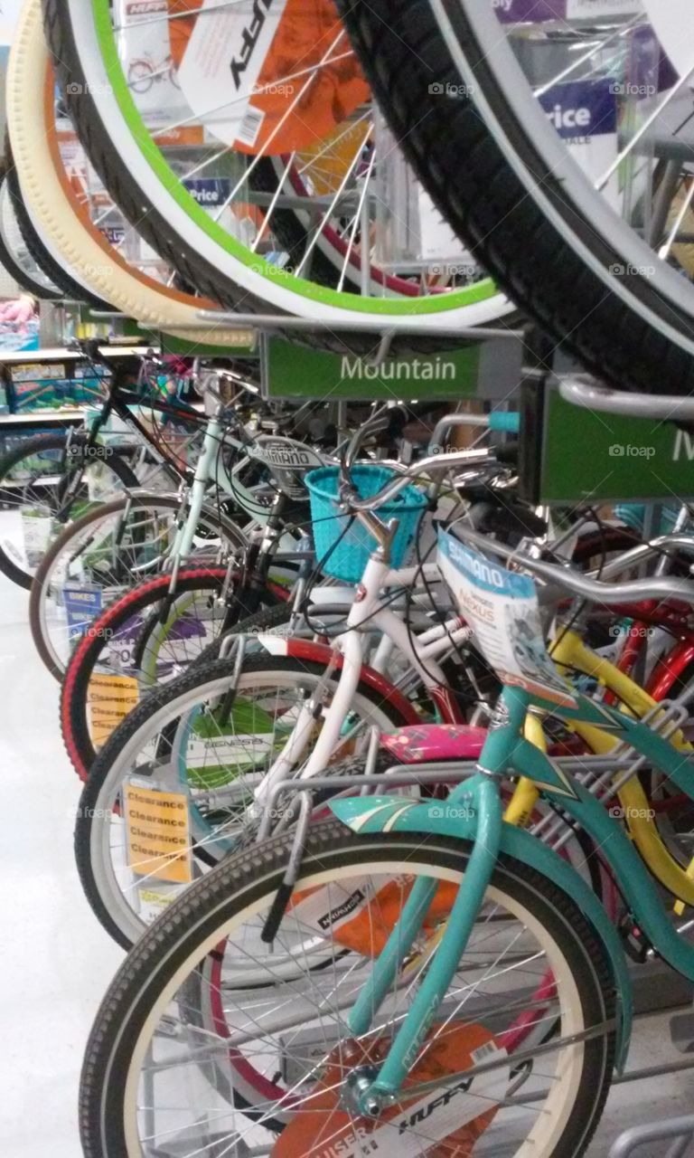 more bikes . More bikes at the store 