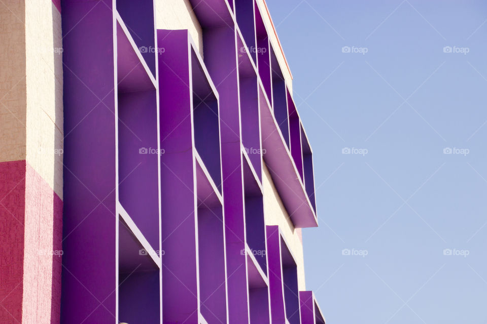 Purple windows, Building windows