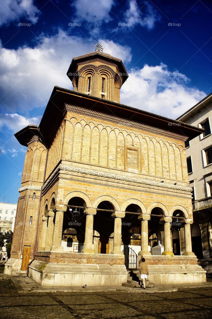 Orthodox brick church