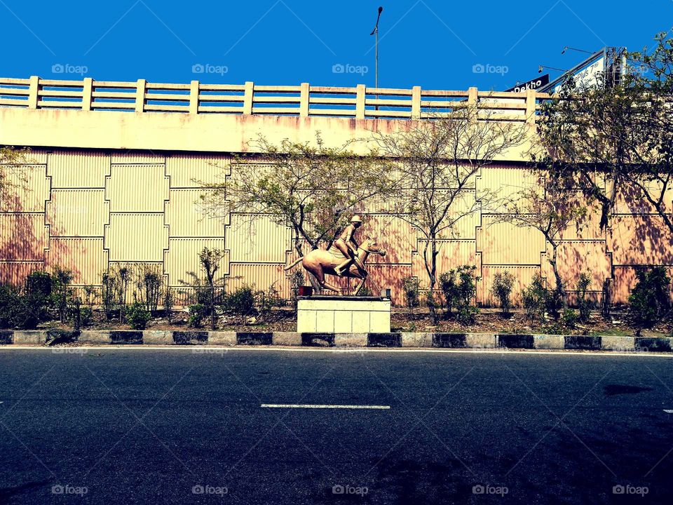 This is the statue of a stone