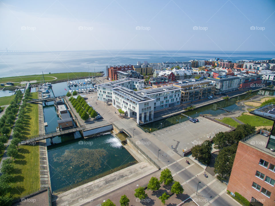 West harbor in Malmö Sweden.