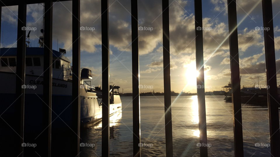 Boat through Gate